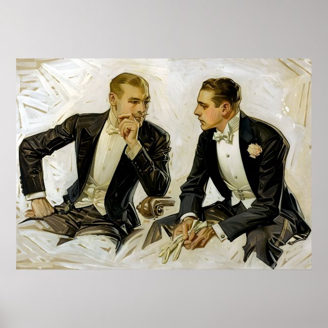 Vintage Art Deco The Donchester Poster (Front)