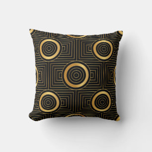 Vintage Art Deco Wallpaper Pattern Cushion