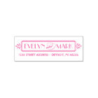 Vintage Art Deco Wedding Return Address