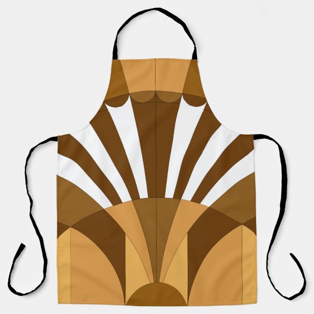Vintage art decor pattern apron (Front)