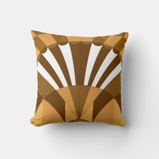 Vintage art decor pattern cushion (Front)