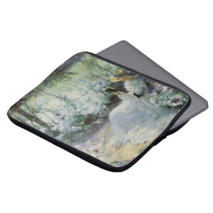 Vintage Art, Delicious Solitude by Frank Bramley Laptop Sleeve