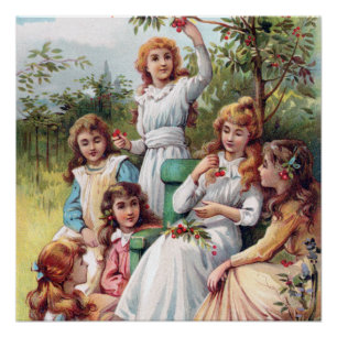 VINTAGE art ~ Evelyn S Hardy ~ 1898 Poster