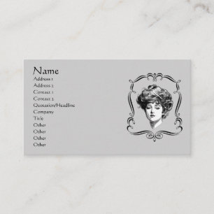 Vintage Art Gibson Girl Business Card