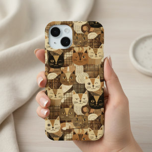 Vintage Art Guitar Cat Lover Case-Mate iPhone Case