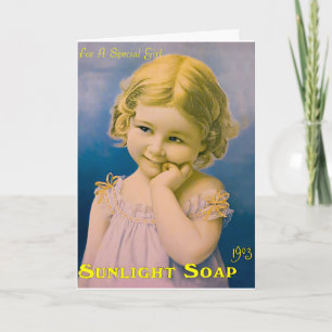 Vintage Art image for birthday=greeting-card Card