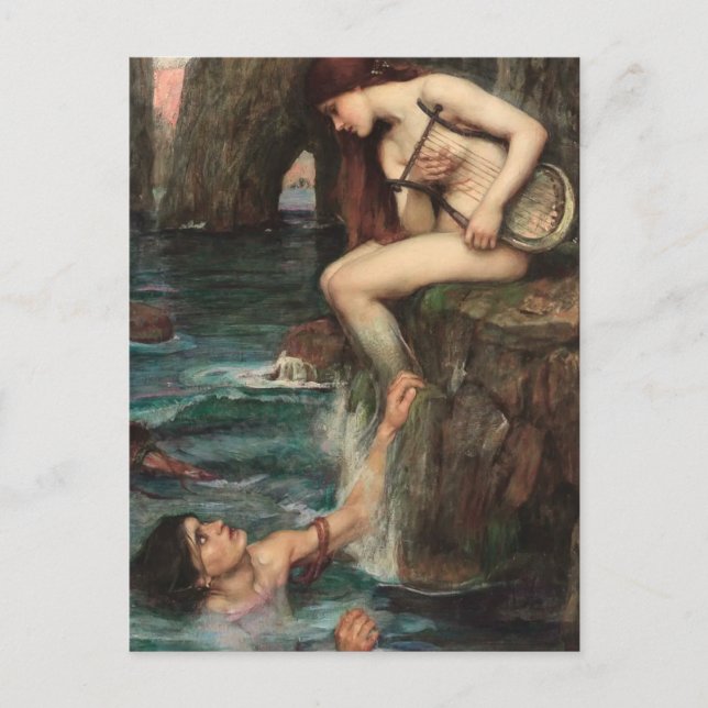 Vintage Art John William Waterhouse Postcard (Front)