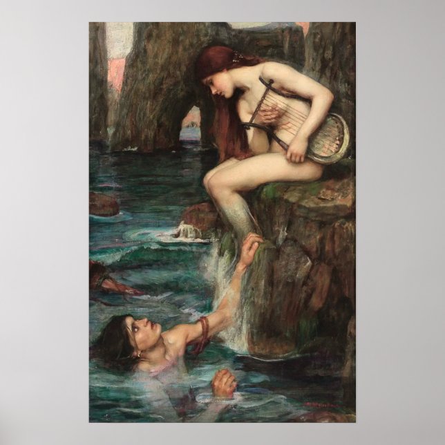 Vintage Art John William Waterhouse Poster (Front)