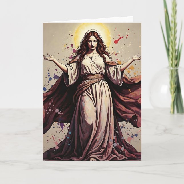 Vintage Art Mary Magdalene   Card (Front)