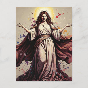 Vintage Art Mary Magdalene   Postcard