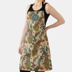 Vintage Art Nouveau 1890 The Peacock Pattern Apron