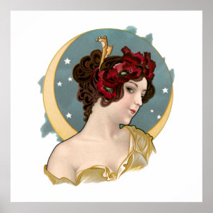 Vintage Art Nouveau 1902 Dreamland Poster