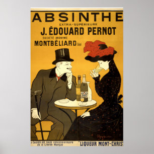 Vintage Art Nouveau Absinthe Ad by L. Cappiello Poster