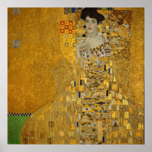 Vintage Art Nouveau Adele Bloch-Bauer I by Klimt Poster