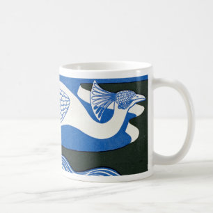 Vintage Art Nouveau Advertising Poster - Peacock Coffee Mug