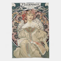 Vintage Art Nouveau Alphonse Mucha Art Painting
