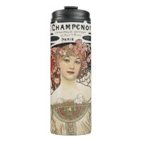 Vintage Art Nouveau Alphonse Mucha Art Painting