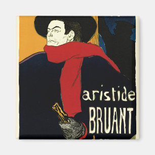 Vintage Art Nouveau Ambassadeurs, Toulouse Lautrec Magnet