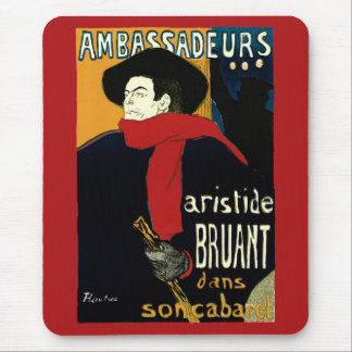 Vintage Art Nouveau Ambassadeurs, Toulouse Lautrec Mouse Mat