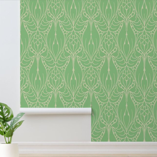 Vintage Art Nouveau Anthemion Floral Pattern Wallpaper (Creator Uploaded)