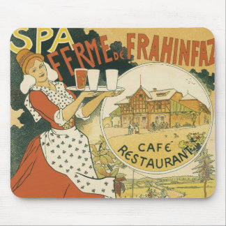 Vintage Art Nouveau, Beer Bar Restaurant and Cafe Mouse Mat