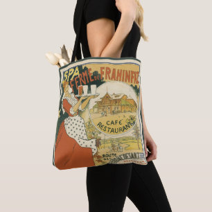Vintage Art Nouveau, Beer Bar Restaurant and Cafe Tote Bag