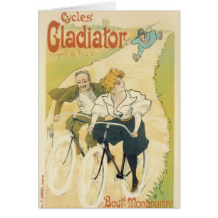 Vintage Art Nouveau, Bicycles Gladiator Cycles