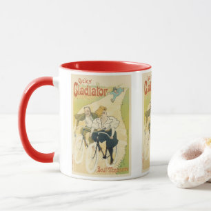 Vintage Art Nouveau, Bicycles Gladiator Cycles Mug