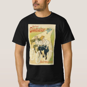 Vintage Art Nouveau, Bicycles Gladiator Cycles T-Shirt
