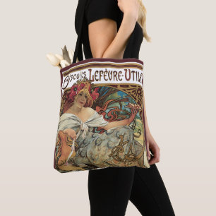 Vintage Art Nouveau, Biscuits by Alphonse Mucha Tote Bag
