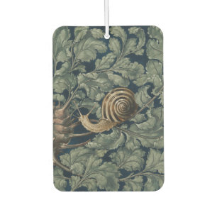 Vintage Art Nouveau Botanical Snail Antique Car Air Freshener