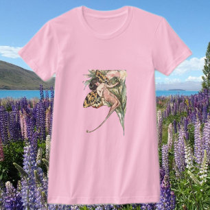 Vintage Art Nouveau Butterfly Fairy T-Shirt