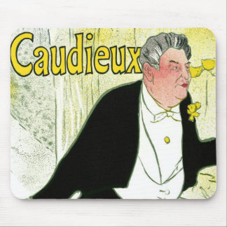 Vintage Art Nouveau, Caudieux by Toulouse Lautrec Mouse Mat