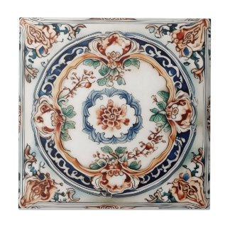 vintage art nouveau ceramic tiles