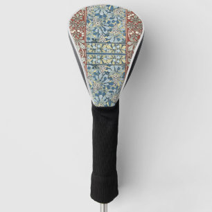 Vintage Art Nouveau Chestnut Floral Pattern Golf Head Cover