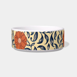 Vintage Art Nouveau Chinese Peony Floral Pattern Bowl