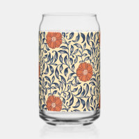 Vintage Art Nouveau Chinese Peony Floral Pattern