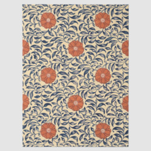 Vintage Art Nouveau Chinese Peony Floral Pattern Tissue Paper