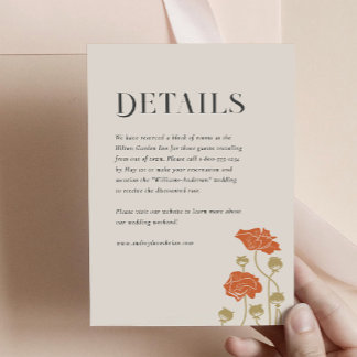 Vintage Art Nouveau Details Enclosure Card