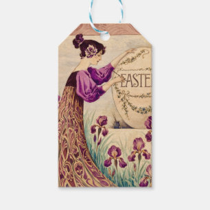 Vintage Art Nouveau Easter – Belle Époque  Gift Tags