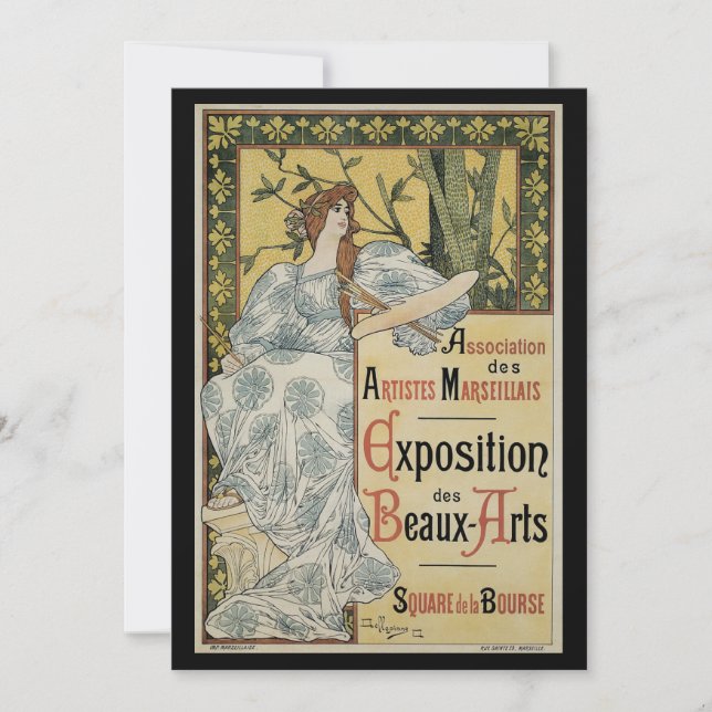 Vintage Art Nouveau, Exposition des Beaux Arts (Front)