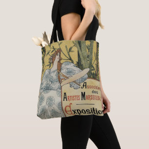 Vintage Art Nouveau, Exposition des Beaux Arts Tote Bag