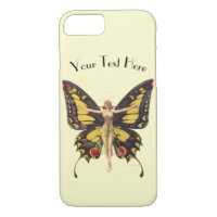 Vintage Art Nouveau "Flapper" With Butterfly Wings