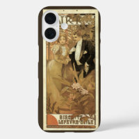 Vintage Art Nouveau Flirt Biscuits, Alphonse Mucha