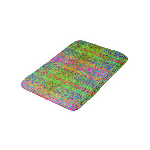 Vintage Art Nouveau Floral Garden Bath Mat