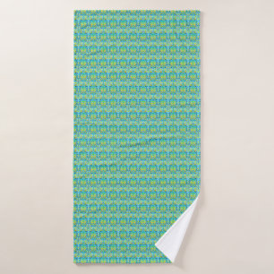 Vintage: Art Nouveau Floral Garden Bath Towel