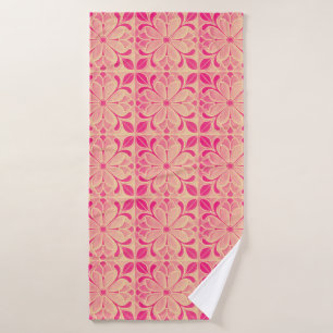 Vintage: Art Nouveau Floral Garden Bath Towel