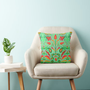 Vintage: Art Nouveau Floral Garden Cushion
