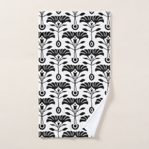 Vintage: Art Nouveau Floral Garden Hand Towel