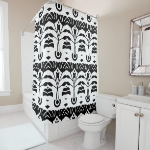 Vintage: Art Nouveau Floral Garden Shower Curtain